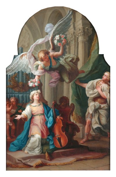St Cecilia by Luigi Vanvitelli